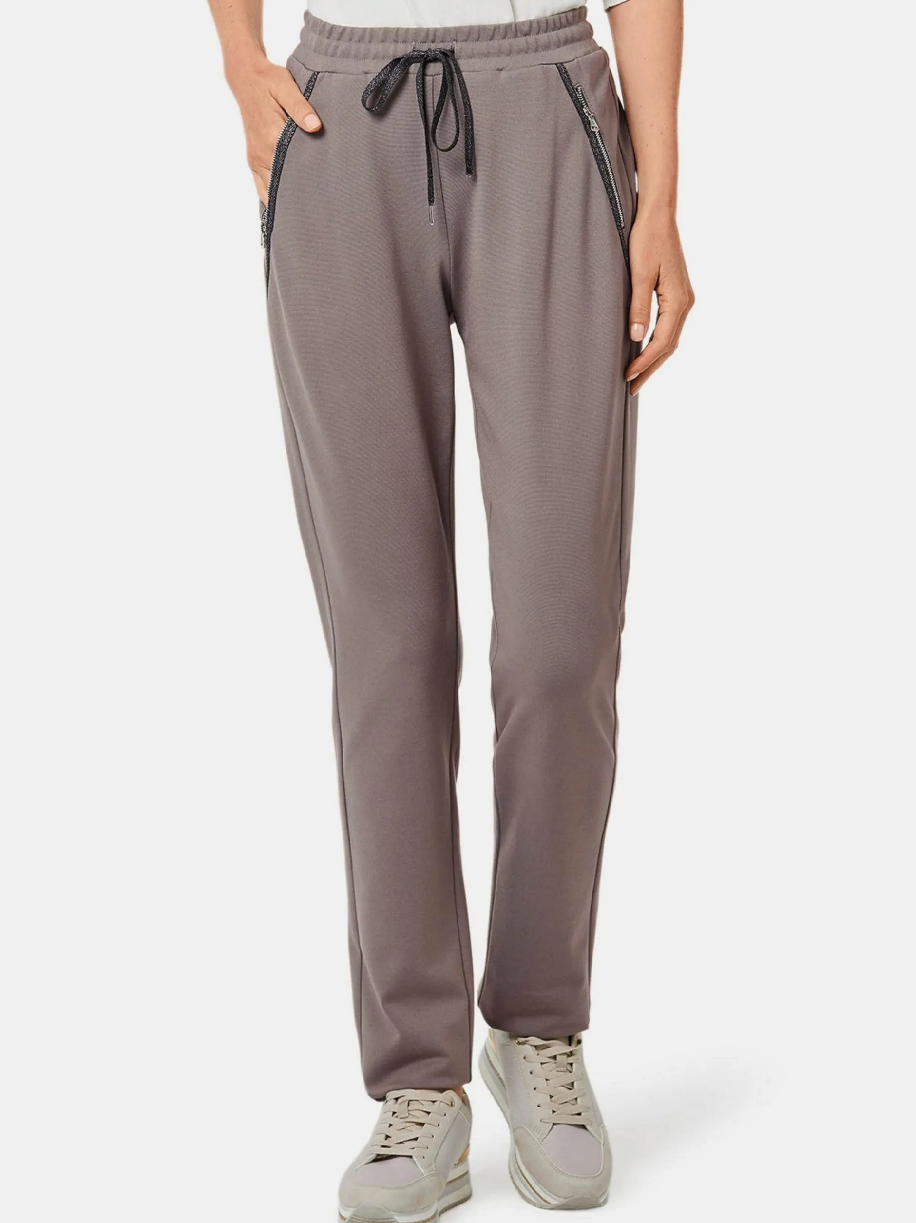 Goldner Damen Lange Hosen in grün