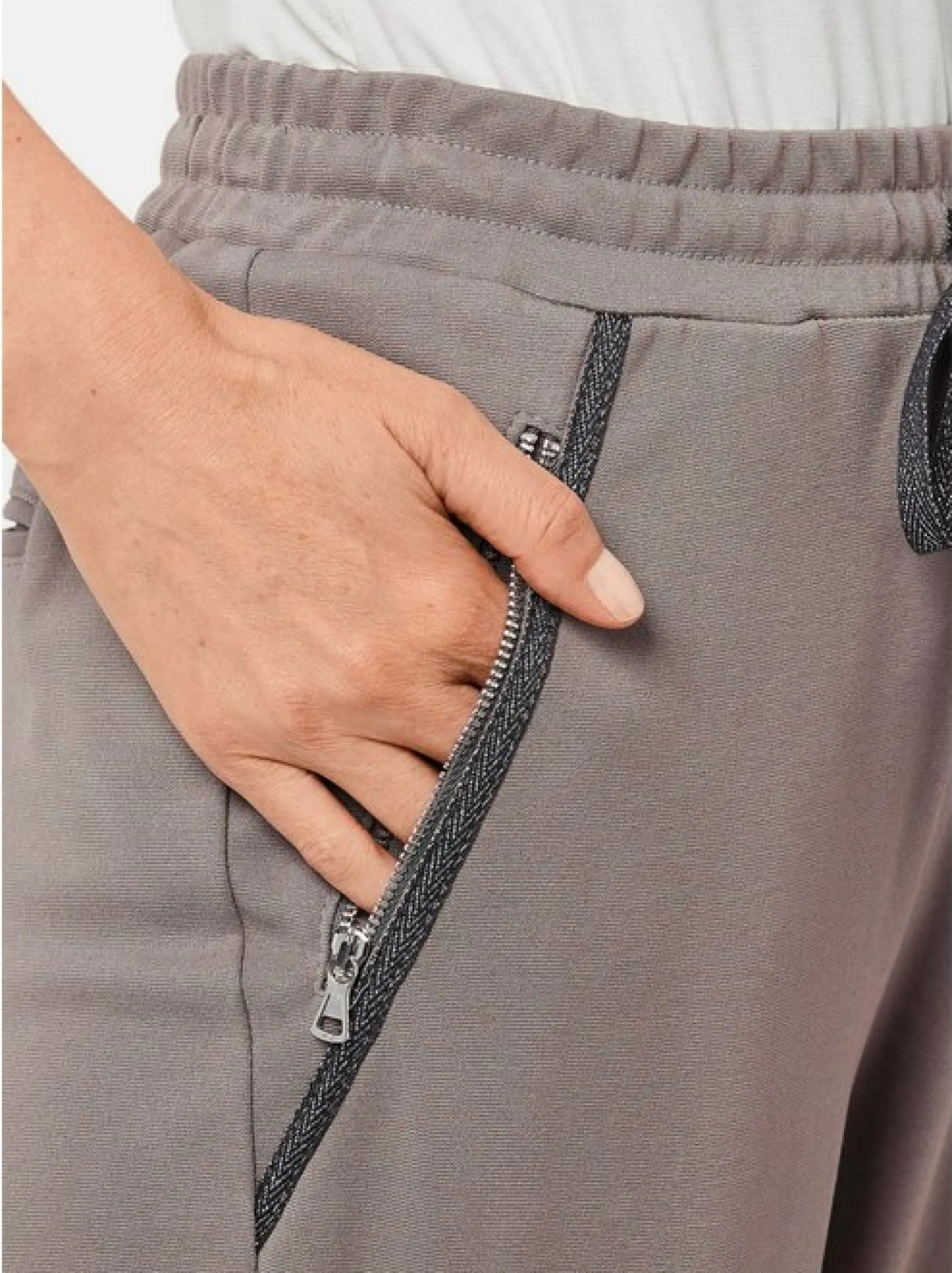 Goldner Damen Lange Hosen in grün