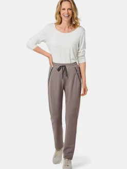 Goldner Damen Lange Hosen in grün