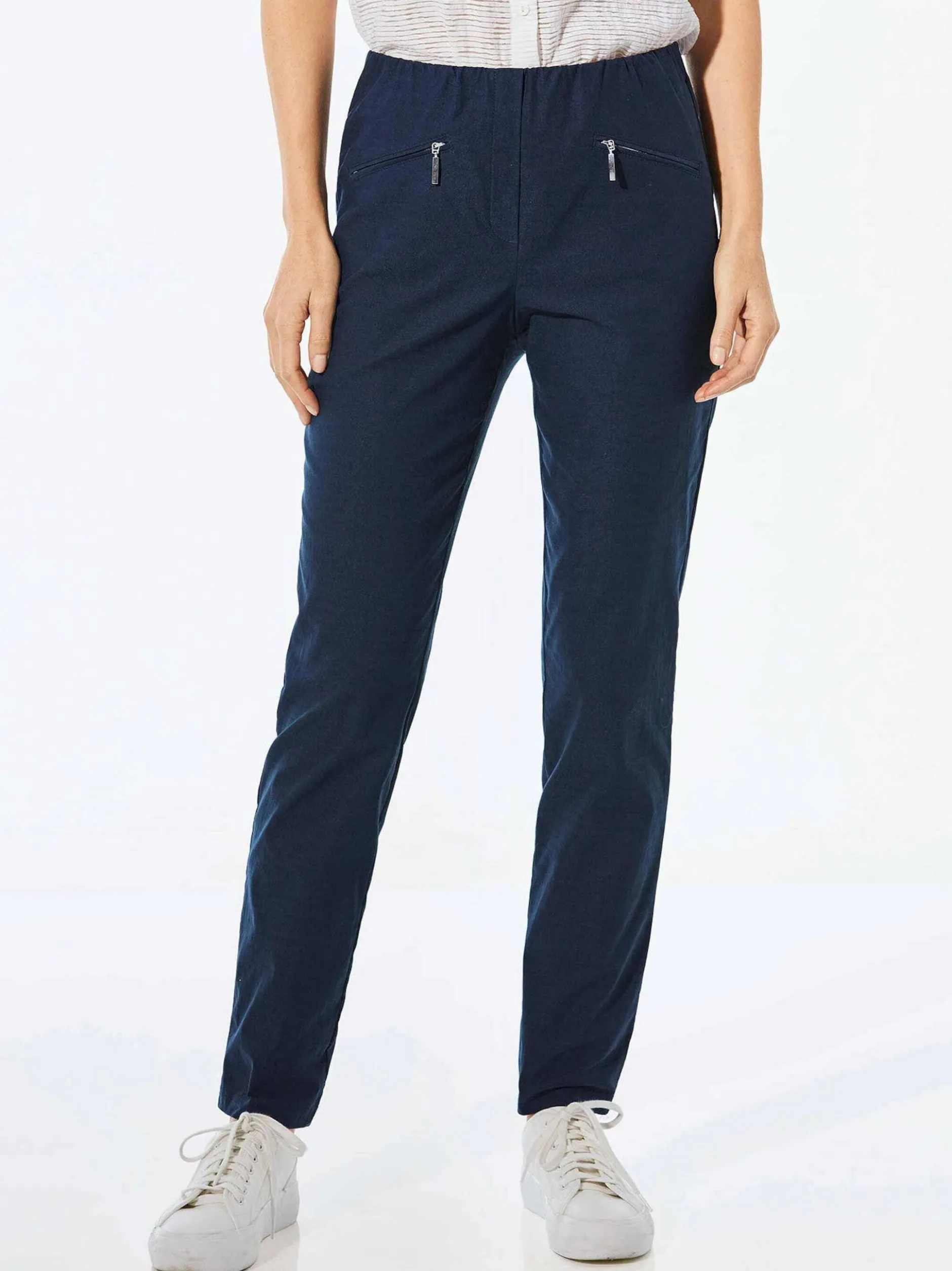 Goldner Damen Lange Hosen in marine