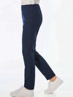 Goldner Damen Lange Hosen in marine