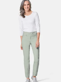 Goldner Damen Lange Hosen in mint