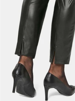 Goldner Damen Lange Hosen in schwarz