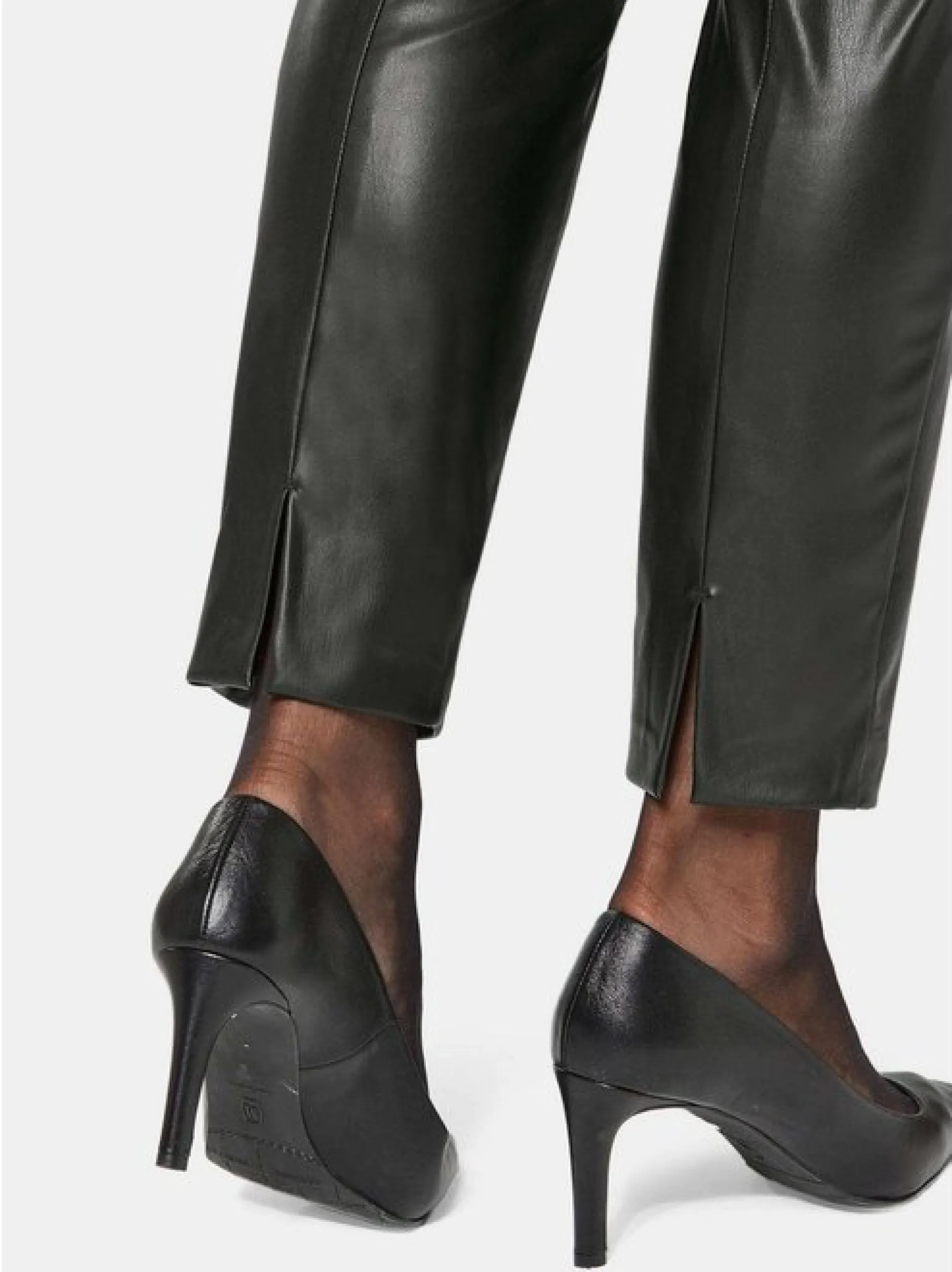 Goldner Damen Lange Hosen in schwarz
