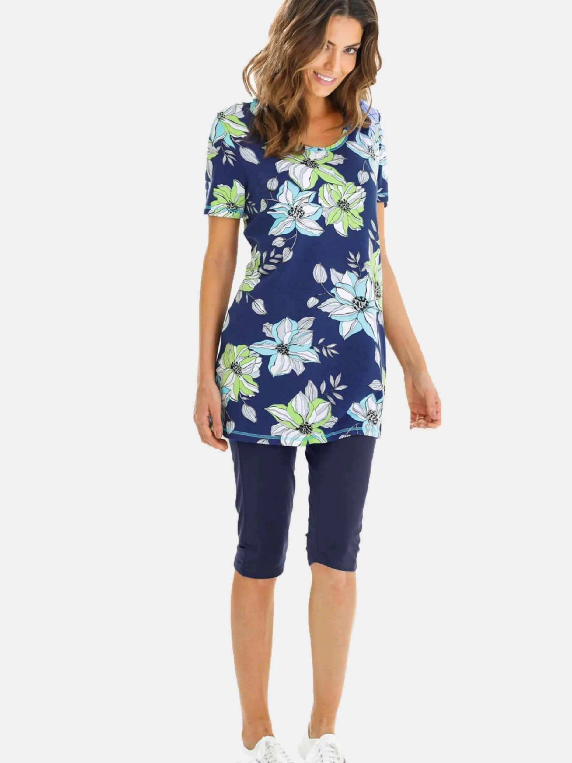 Goldner Damen Leggings in marine