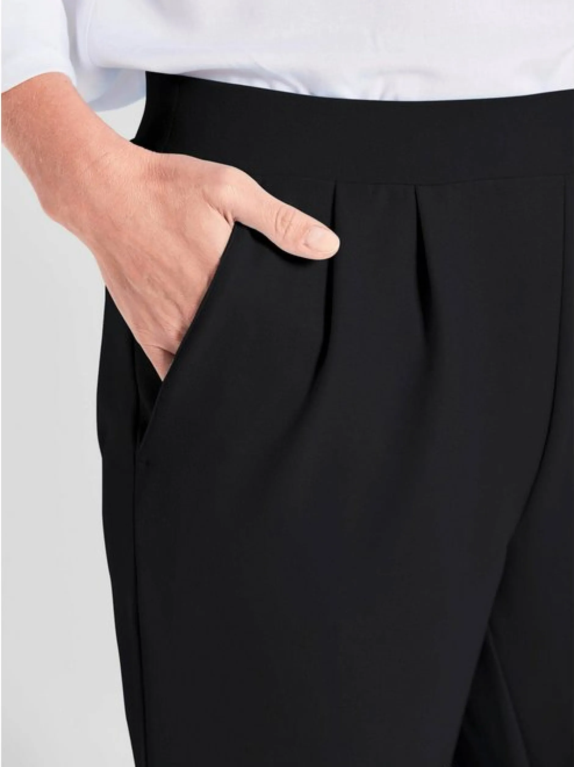 Goldner Damen Professlan-Hosen in schwarz
