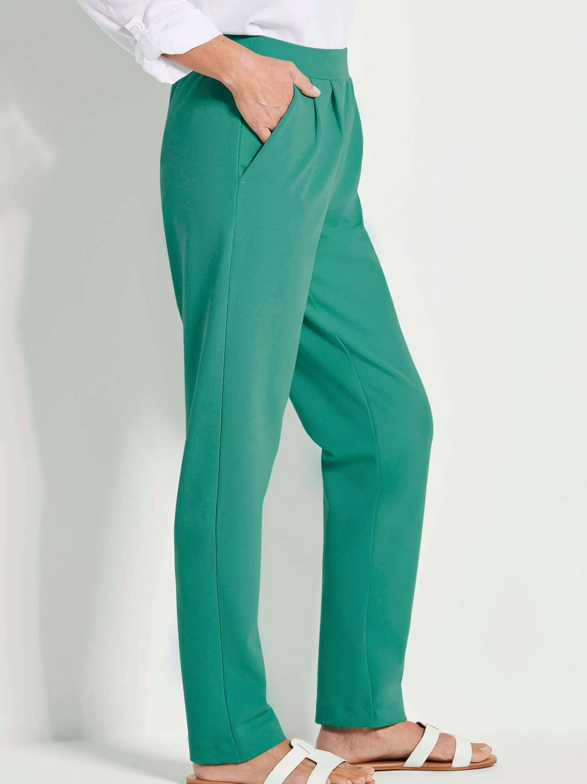 Goldner Damen Professlan-Hosen in türkis