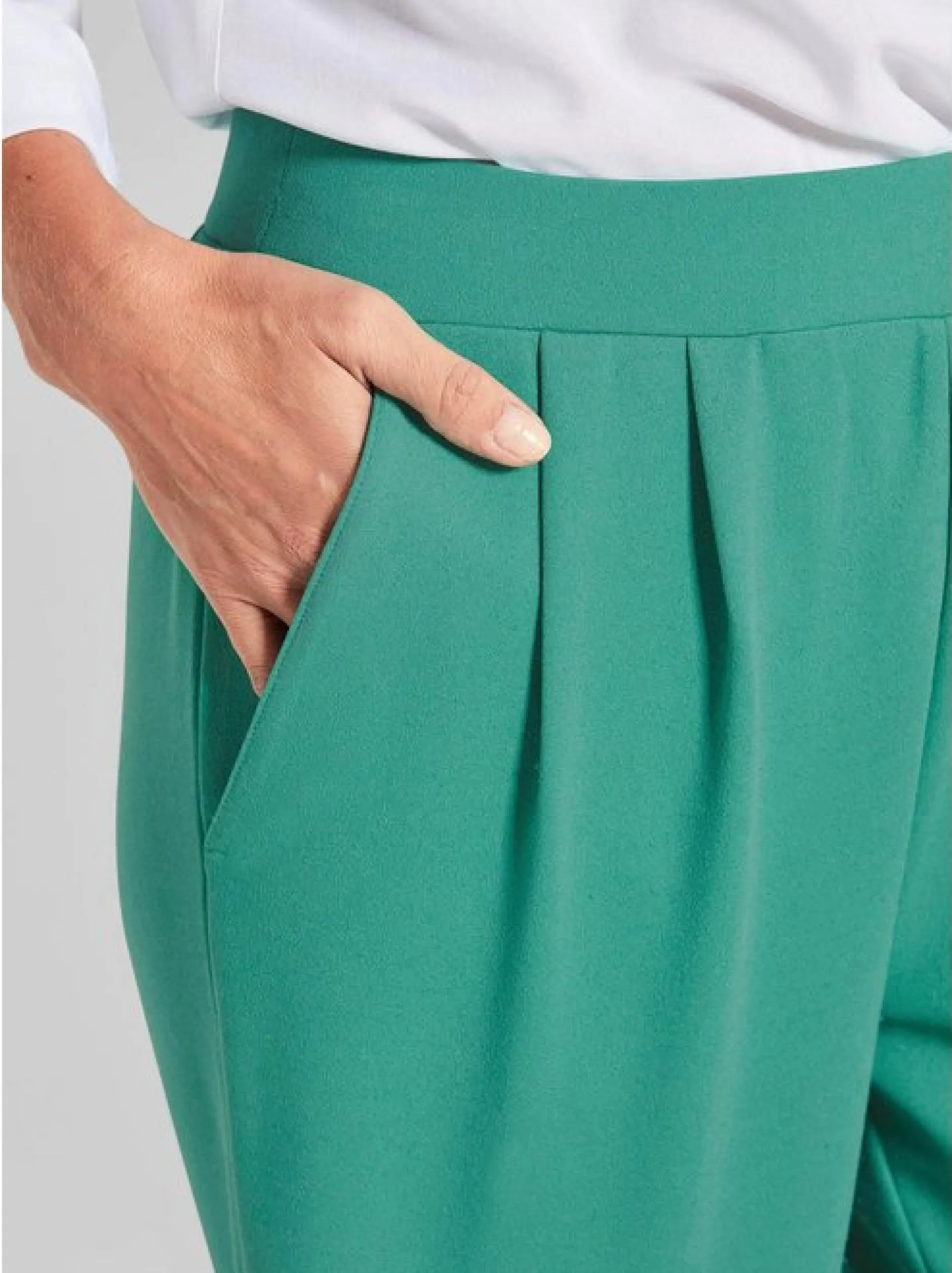 Goldner Damen Professlan-Hosen in türkis