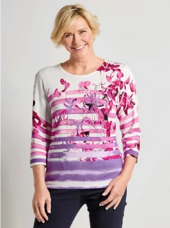 Goldner Damen Pullover in rosa - Ausschnitt: Rundhals