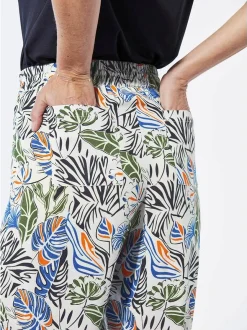 Goldner Damen Schlupfhose in mehrfarbig
