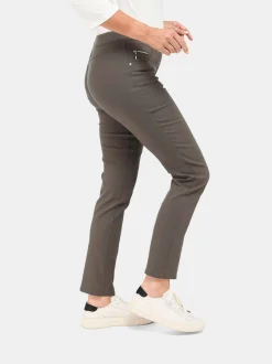 Goldner Damen Schlupfhosen in khaki