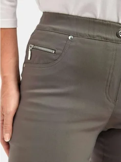 Goldner Damen Schlupfhosen in khaki