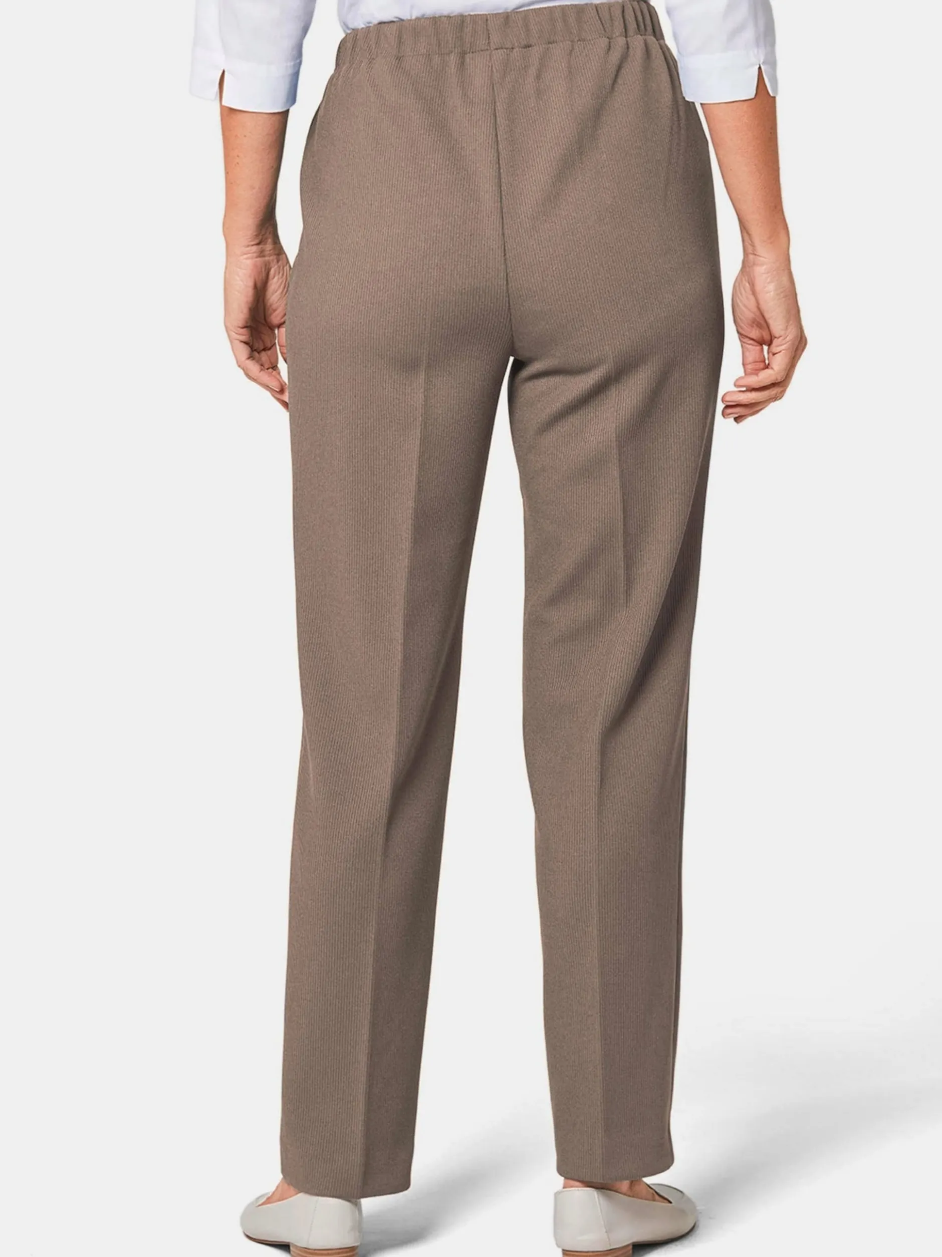 Goldner Damen Schlupfhosen in taupe