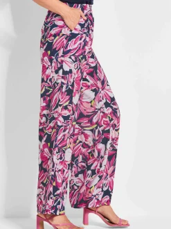 Goldner Damen Schlupfhosen in pink