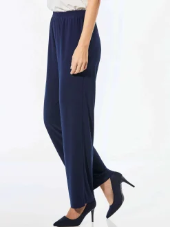 Goldner Damen Schlupfhosen in blau
