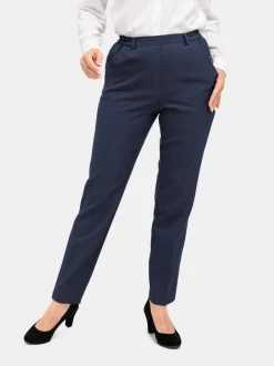 Goldner Damen Schlupfhosen in blau