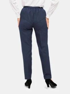 Goldner Damen Schlupfhosen in blau