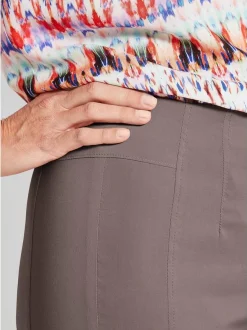 Goldner Damen Schlupfhosen in taupe