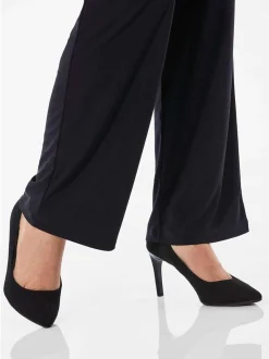 Goldner Damen Schlupfhosen in schwarz