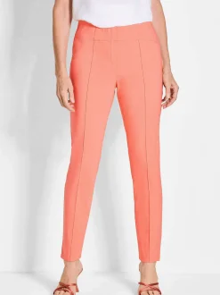 Goldner Damen Schlupfhosen in orange