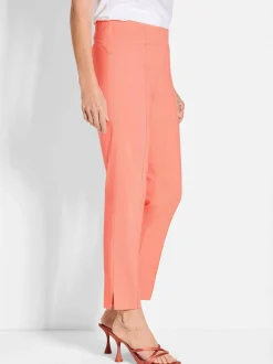 Goldner Damen Schlupfhosen in orange
