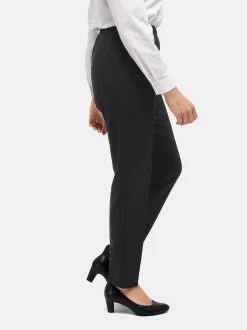 Goldner Damen Schlupfhosen in schwarz