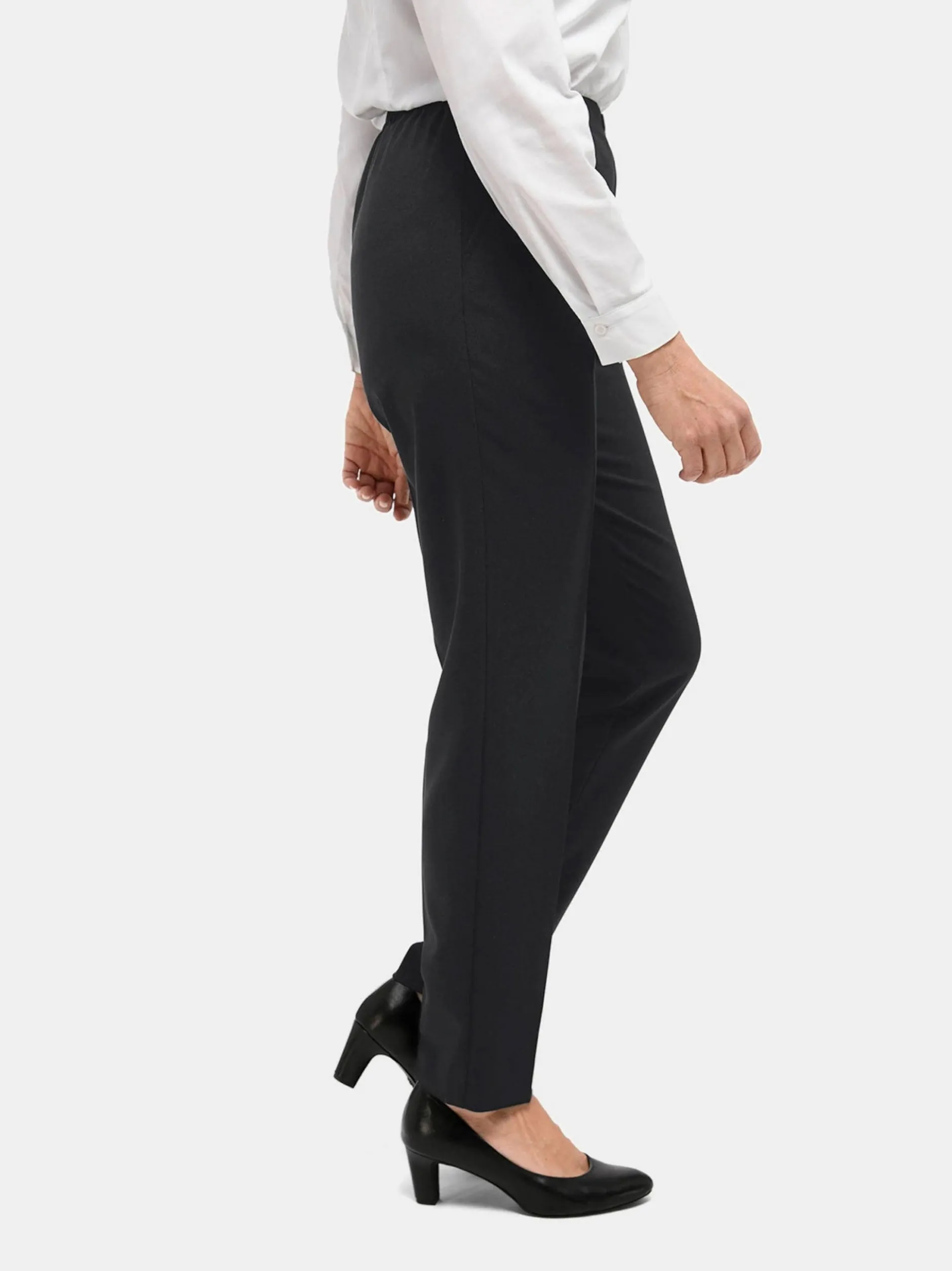Goldner Damen Schlupfhosen in schwarz