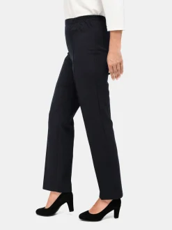 Goldner Damen Schlupfhosen in schwarz