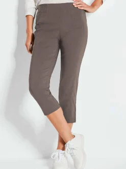 Goldner Damen Schlupfhosen in taupe