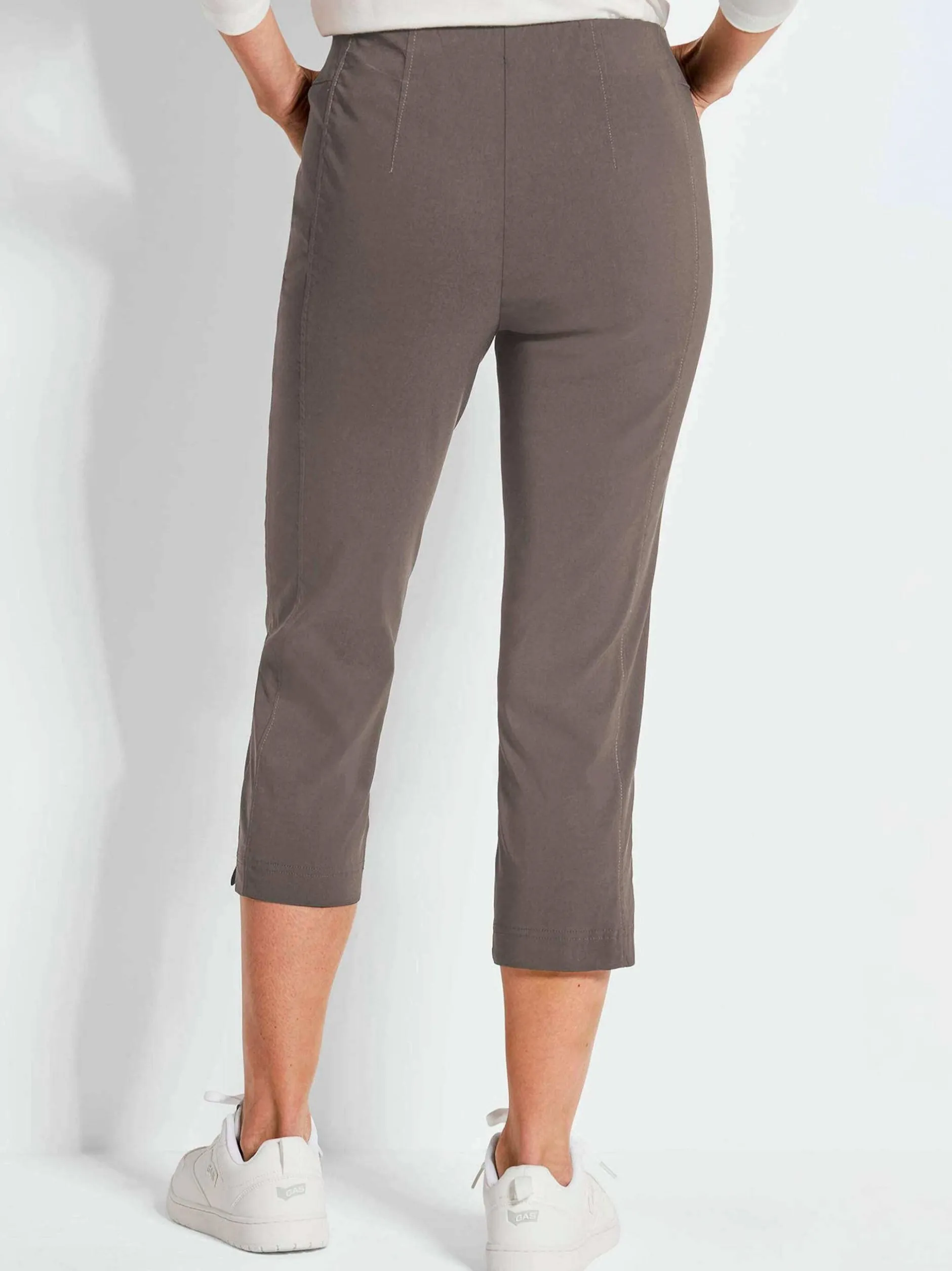 Goldner Damen Schlupfhosen in taupe