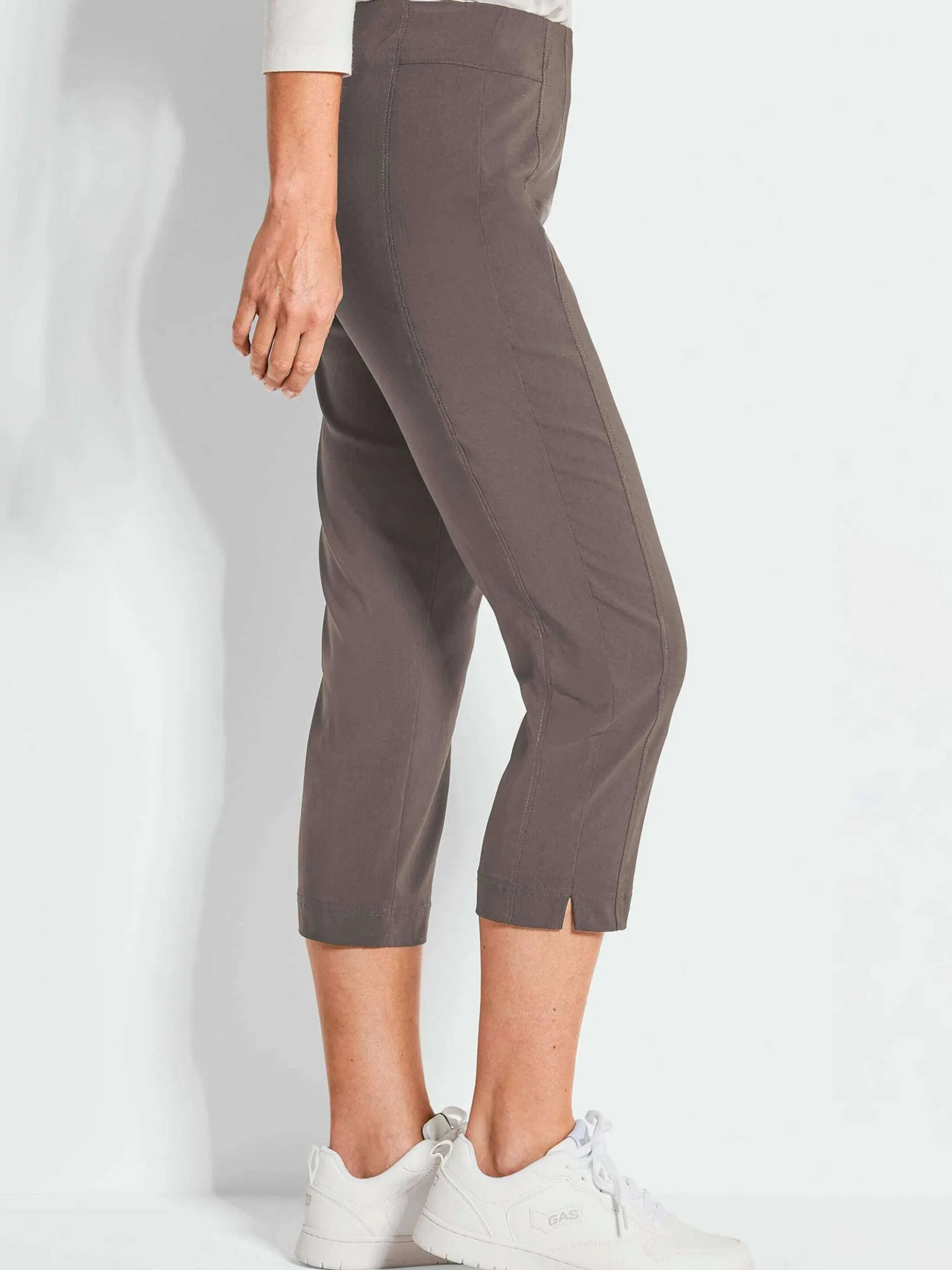 Goldner Damen Schlupfhosen in taupe