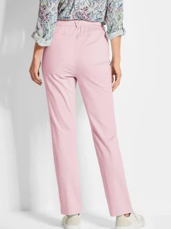 Goldner Damen Schlupfhosen - Kurzgröße in rosa
