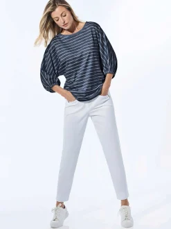 Goldner Damen Shirts in marine - Ausschnitt: U-Boot