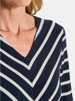 Goldner Damen Sommerkleider in marine