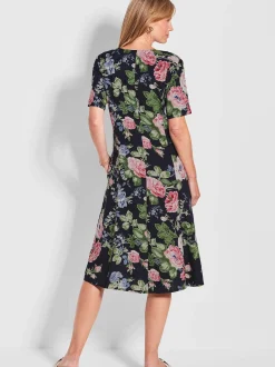 Goldner Damen Sommerkleider in marine