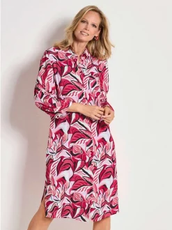 Goldner Damen Sommerkleider in pink