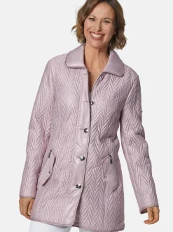 Goldner Damen Steppjacken in rosa