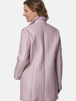 Goldner Damen Steppjacken in rosa