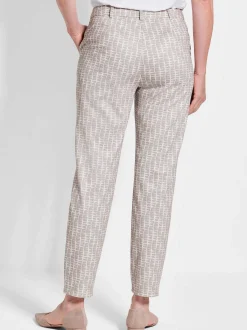 Goldner Damen Stoffhosen in beige