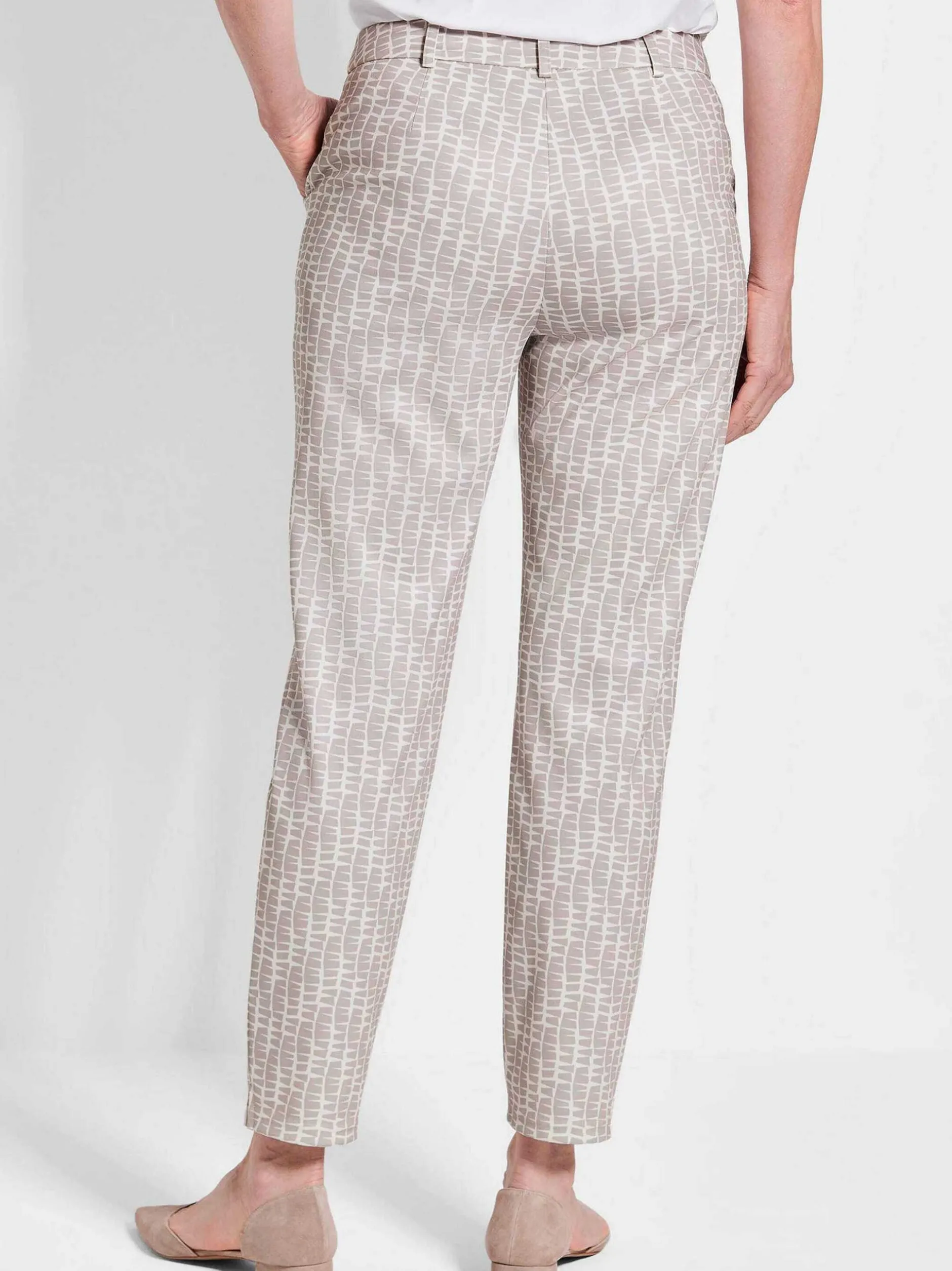 Goldner Damen Stoffhosen in beige