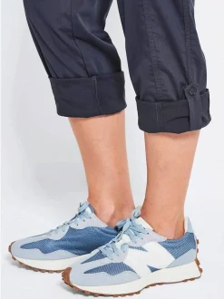Goldner Damen Stoffhosen in marine