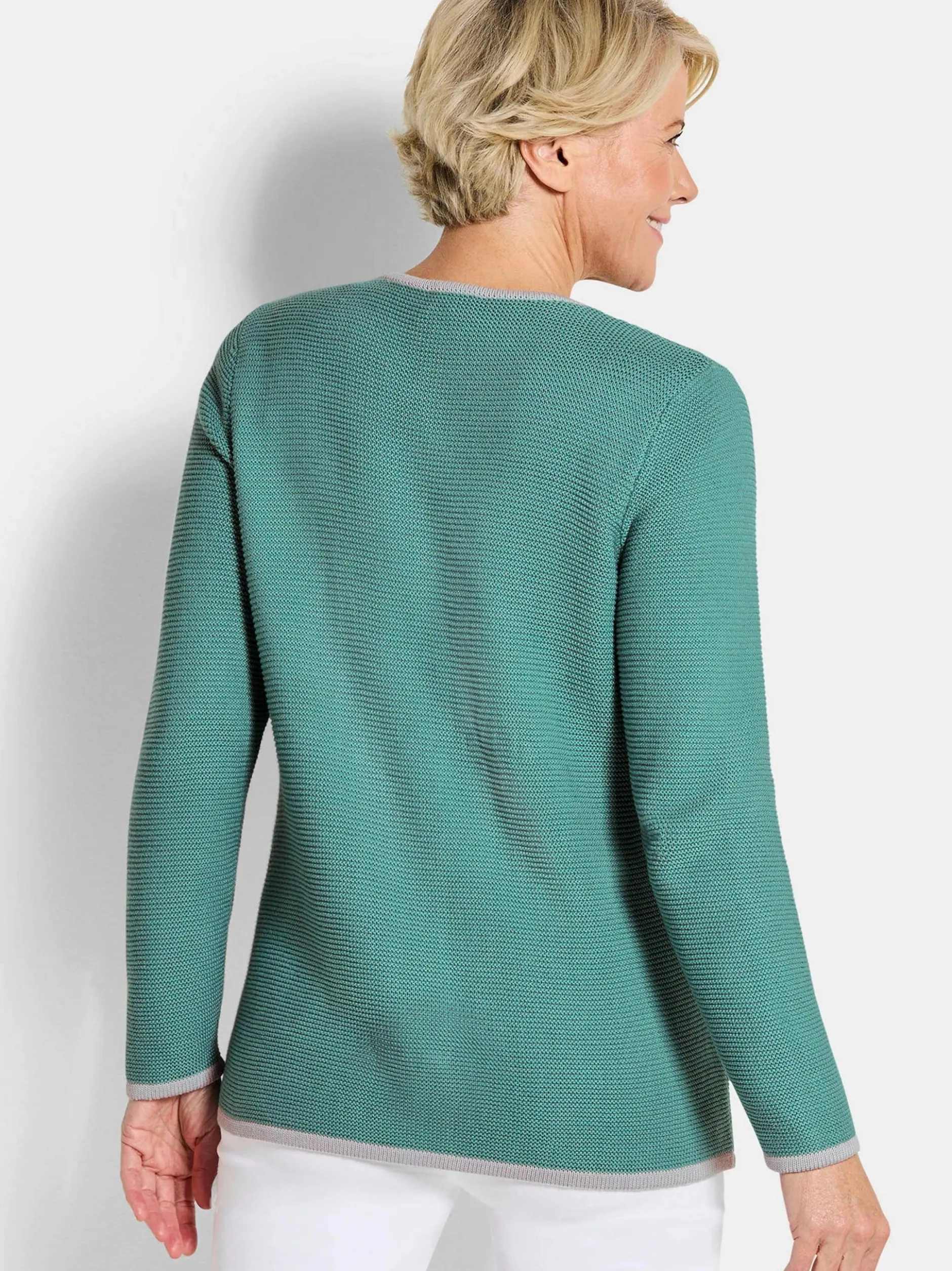 Goldner Damen Strickjacken in mehrfarbig