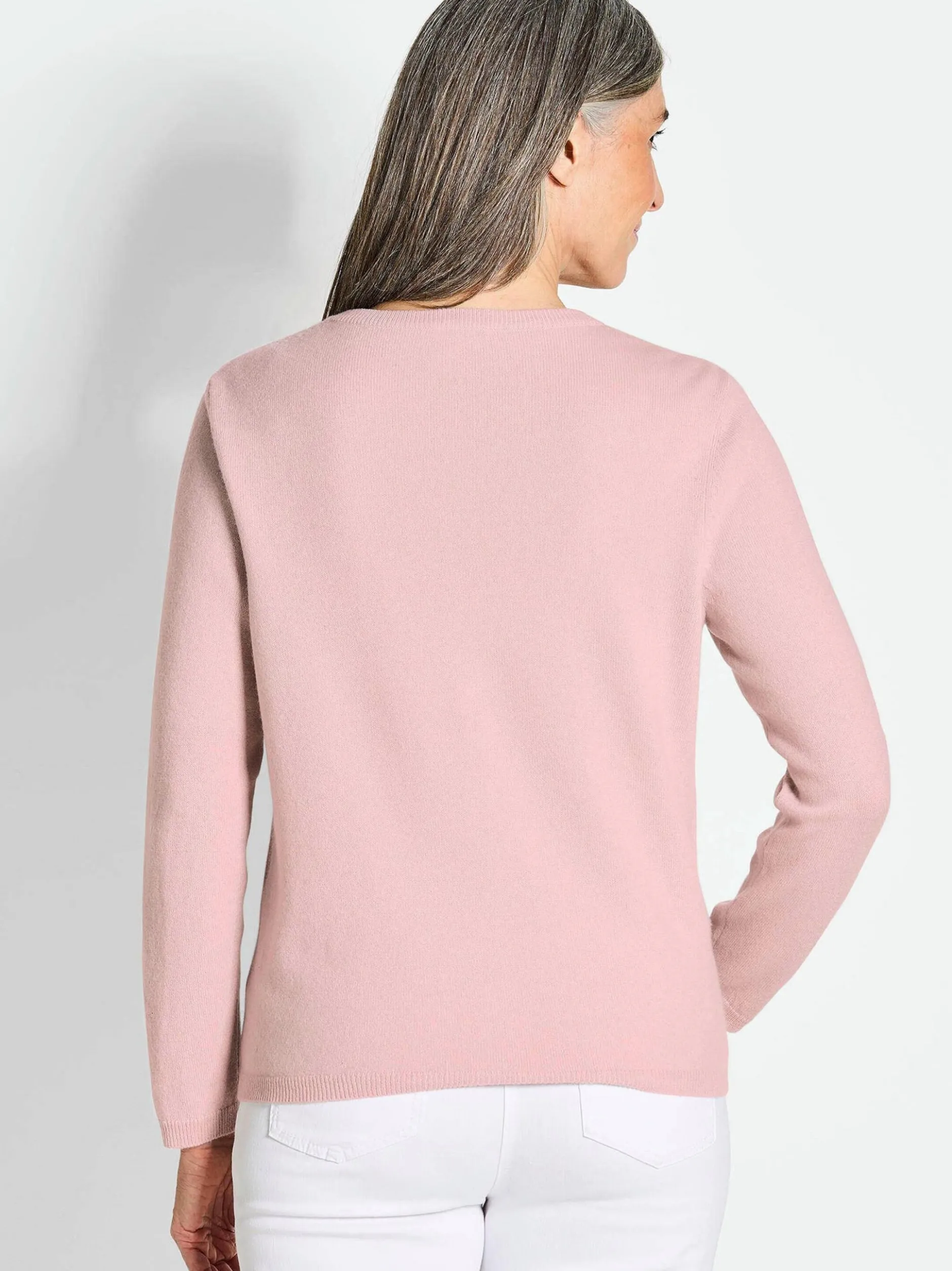 Goldner Damen Strickjacken in rosa - Ärmel: langarm