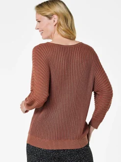 Goldner Damen Strick & Pullover in cognac