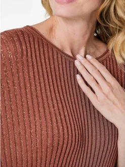Goldner Damen Strick & Pullover in cognac