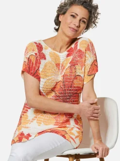 Goldner Damen Strickpullover in orange beige