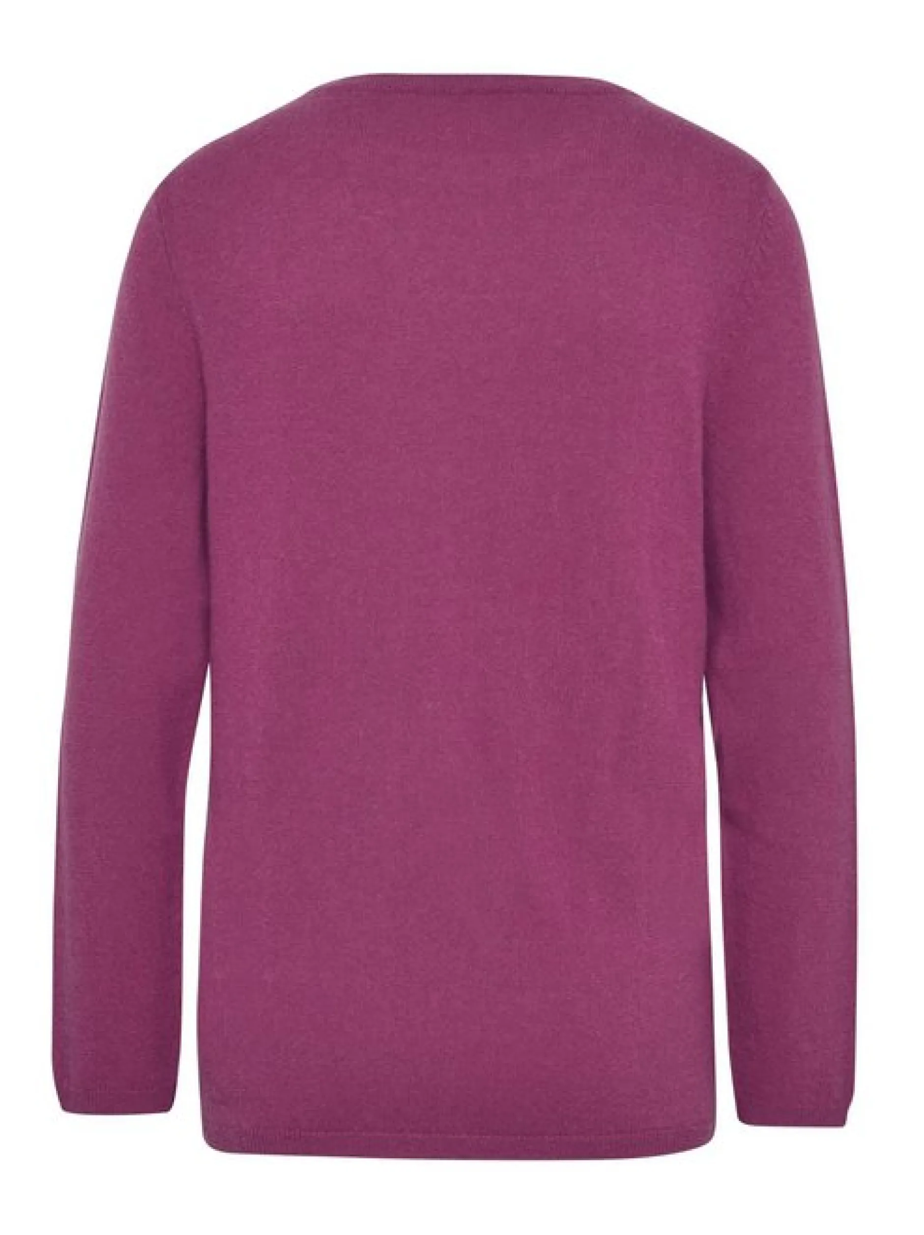 Goldner Damen Strickpullover in lila - Ärmel: langarm