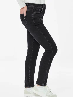 Goldner Damen Thermohosen in schwarz