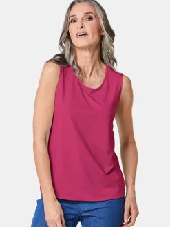 Goldner Damen Tops in pink - Ausschnitt: Rundhals