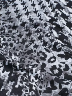 Goldner Damen T-Shirt - Kurzgröße in schwarz grau